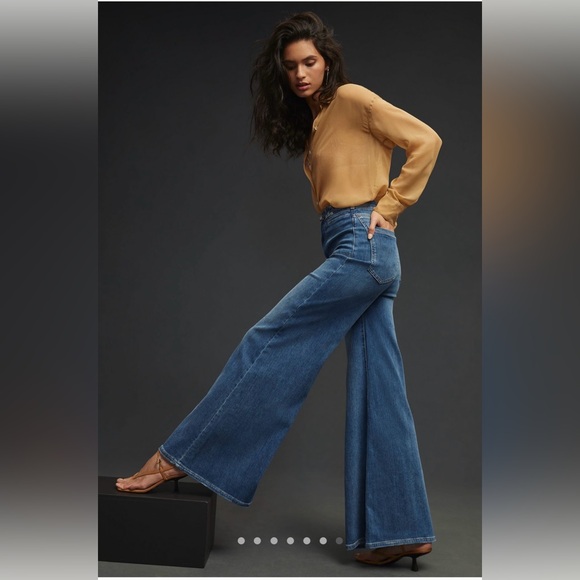 NOWT Pilcro Uptown High-Rise Wide-Leg Jeans 12P - Picture 9 of 12